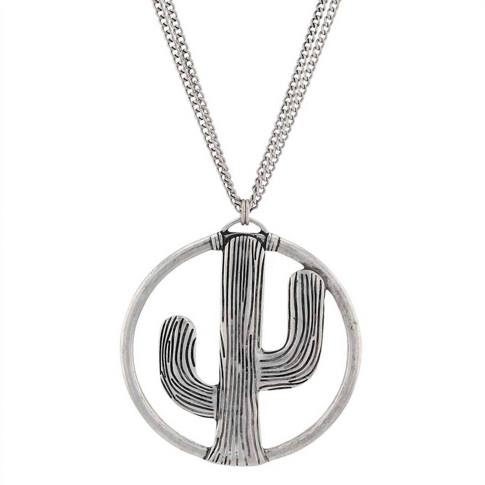 NEW MONTANA SILVERSMITHS women's desert flare attitude necklace in silver